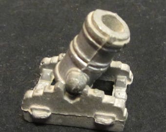 Sweet Miniature Cannon Vintage Cast Lead 1980's