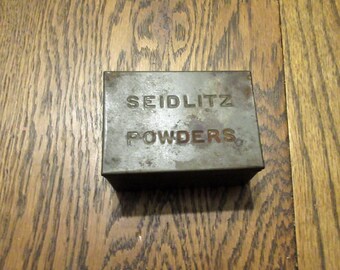 Seidlitz Powders Tin Vintage