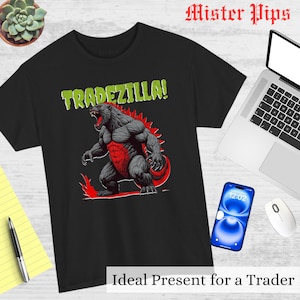 TradeZilla grunge effect T-Shirt Funny T-Shirt for Traders T-Shirt Gift for Trader Best Gift for Trader crypto t-shirt forex t-shirt horror