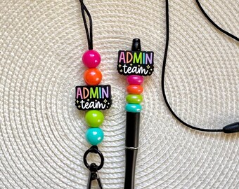 Admin Day Lanyard || Administrative Pen || Admin Pen || Administrative Gift || Admin Day Gift