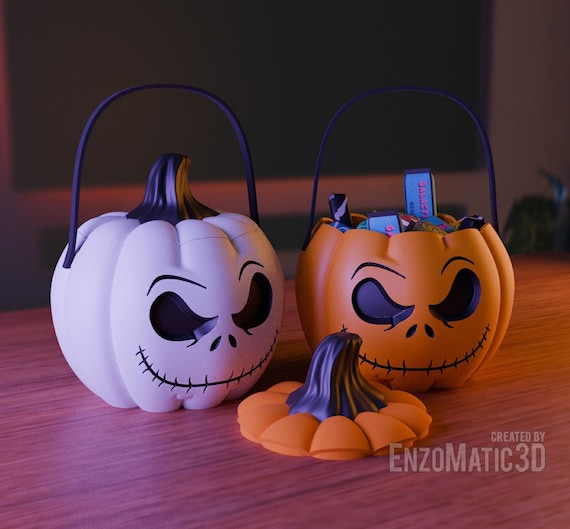 Pumpkin Jack - Candy Bucket Trick or Treat, Halloween, Spooky
