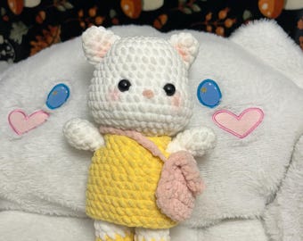 Glückskatze Gehäkelte Plushie