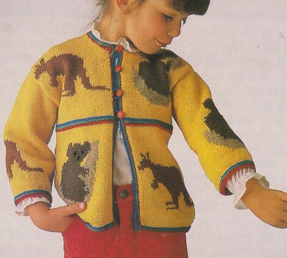 Aussie Cardigan and Sunburnt Country Sweaters Knitting Patterns