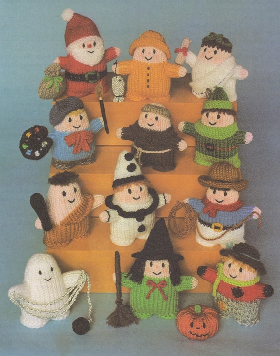 Thirty Little Gift Dolls Knitting Patterns