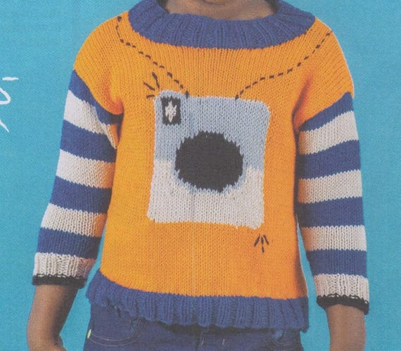 Camera Sweater and Vibrant Australian Knits
