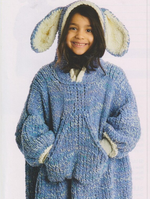 Deer Hat and Bunny Hoodie Knitting Patterns