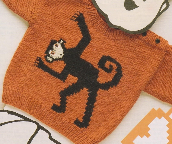 Monkey and Snowman Jumpers for Toddlers