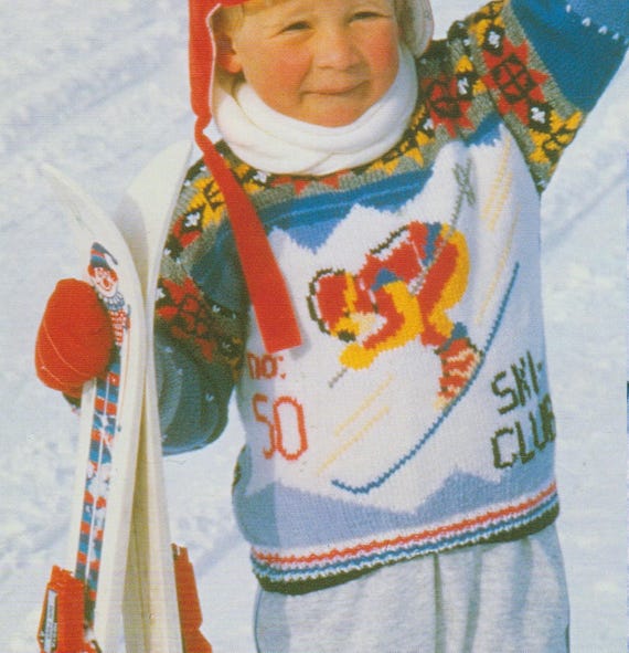 Ski Club and Snow Country Sweaters Knitting Patterns