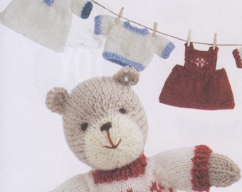 Patrones de tejido para pequeños ositos y ropa