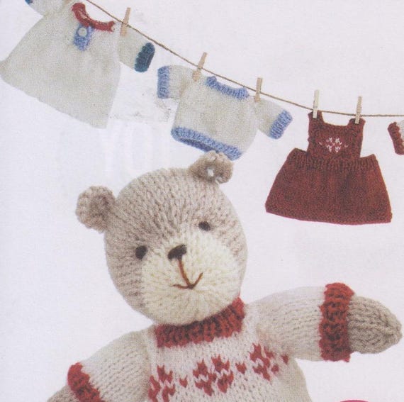 Tiny Teddies and Clothes Knitting Patterns