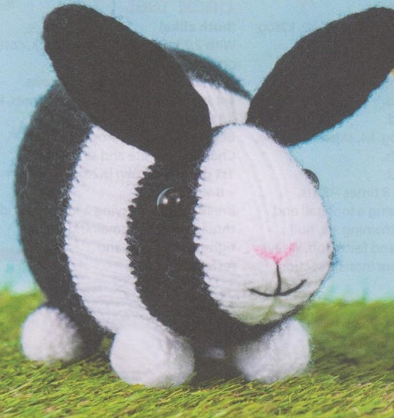 Knitted Bunnies and Donkey Toy Knitting Pattern