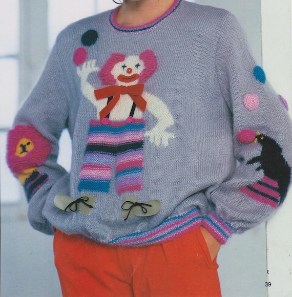 Circus Sweater Woman's Knitting Pattern