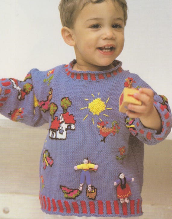 Mexican, Circus, and Pig Sweaters Knitting Patterns