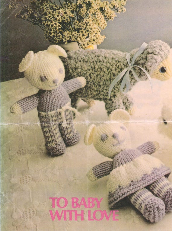 Knitted Mice and Lamb