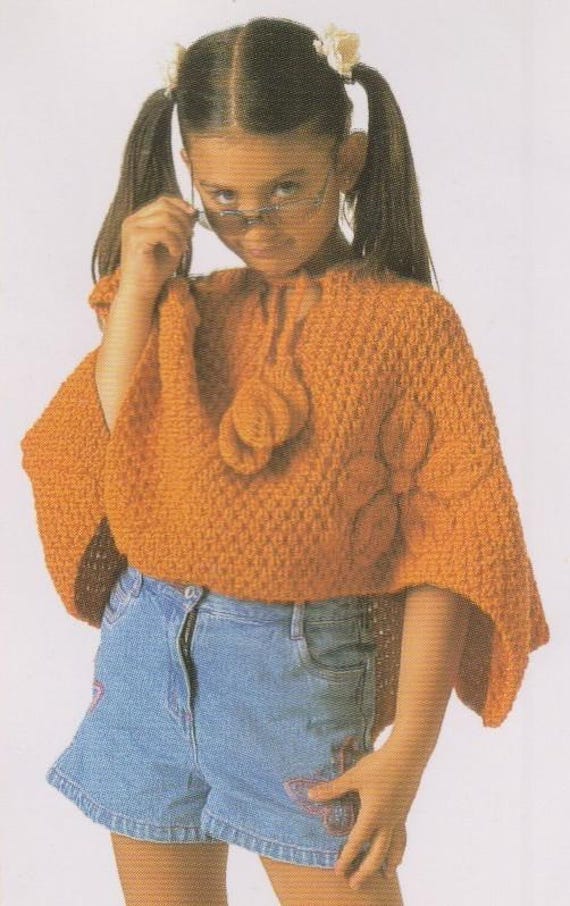 Petal Poncho Pattern