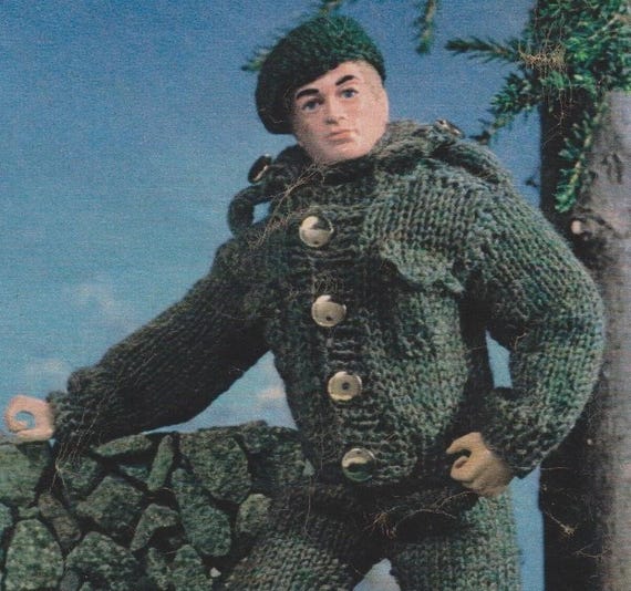 Action Figure and Cabbage Patch Dolls Clothes Knitting Patterns