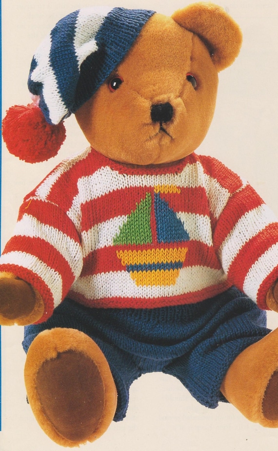 Knitted Teddy and Teddy Clothes Patterns
