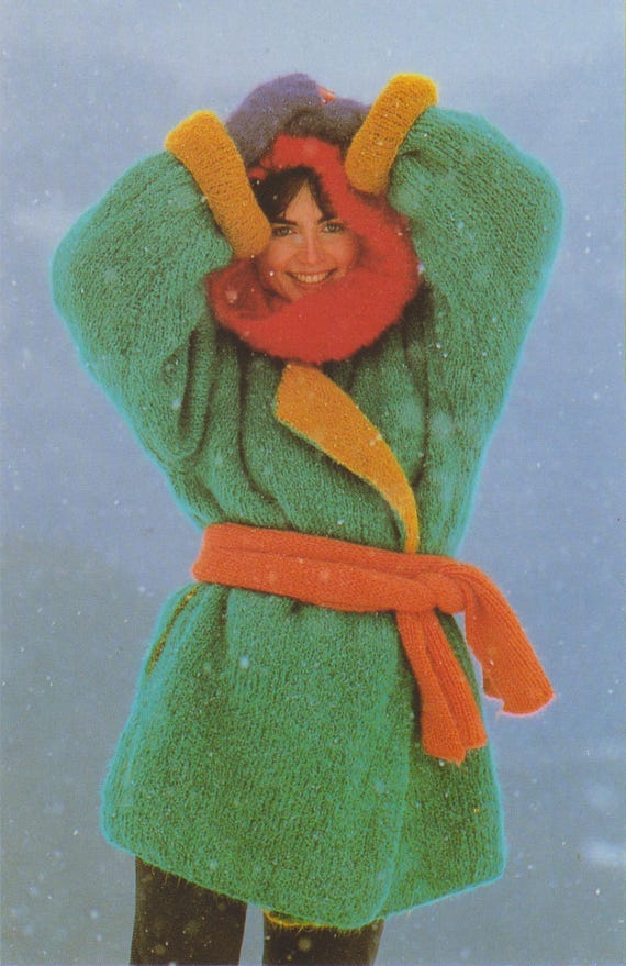 Mohair Snow Set Knitting Patterns