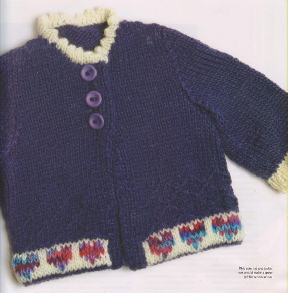 Baby Heart Coat and Hat