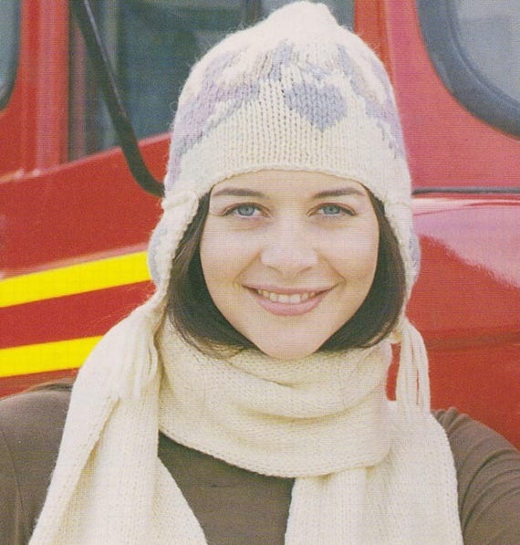 Valentine's Day Hat and Scarf, Heart Tea Cozy, Flowers, and Cupid Doll Knitting Patterns