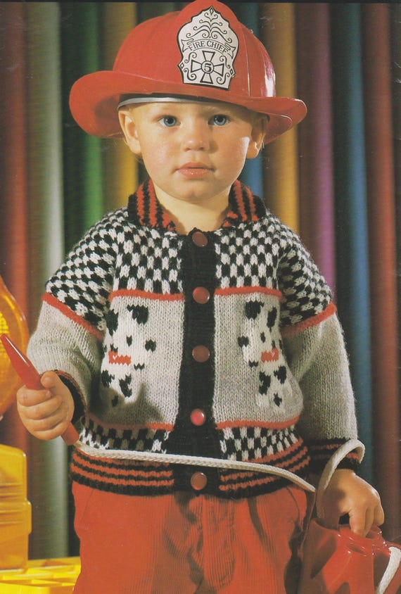 Dalmatian Sweater and Doggy Cardigan Knitting Patterns
