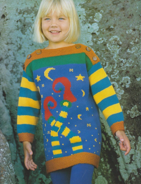 Magician's Box Sweater Dress Knitting Pattern