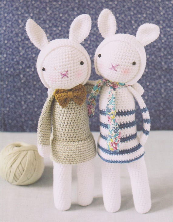 Sweet Crochet Rabbits and Bunny Outfit Patterns