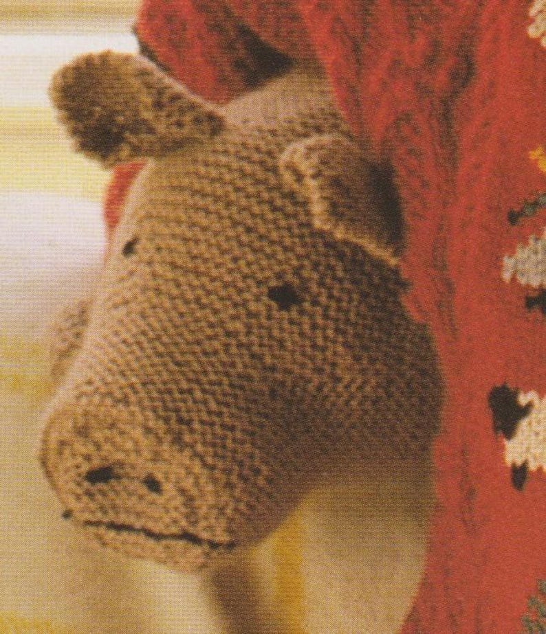Farmyard Animal Toys and Slippers Knitting Patterns - Etsy