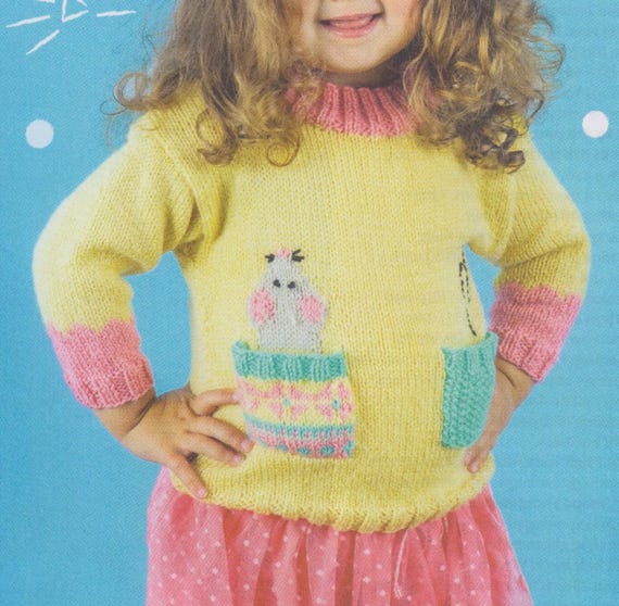 Mouse Pocket Sweaters Knitting Patterns