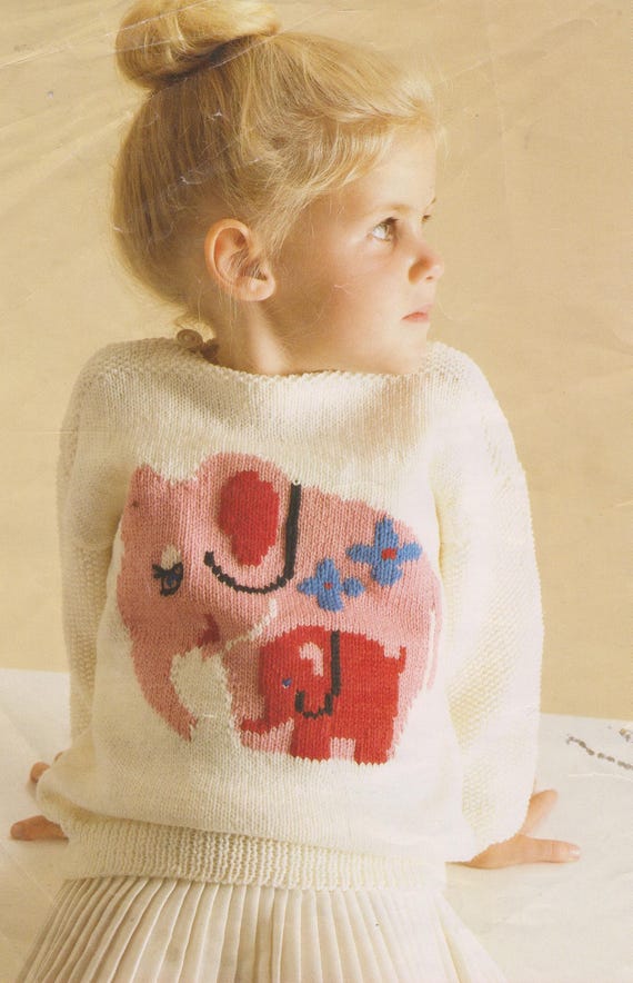Jumbo Sweater and Hippo Sweater Knitting Pattern