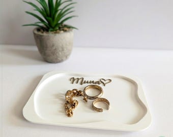 Personalized Mother’s Day Gift - Custom Name Jewelry Tray - Grandma Ring Dish - Mom Gift