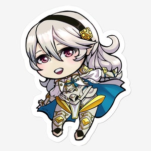 Female Corrin Fire Emblem Hoshido Noble chibi vinyl sticker