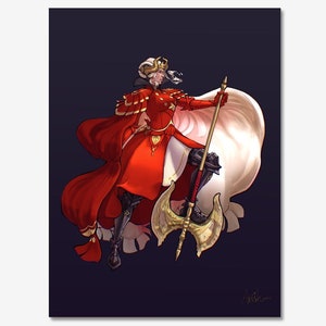 Edelgard Fire Emblem Three Houses fine-art print
