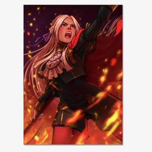 Edelgard Fire Emblem Three Houses fine art print