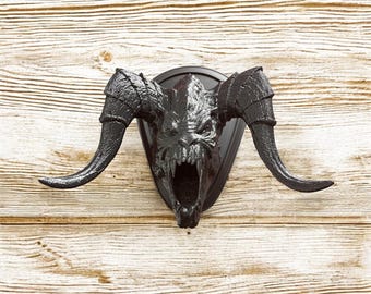 Deathclaw Head Trophy Fallout Wall Mount 3D Printed- Galactic Armory