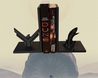 Dune Atreides / Harkonnen / Sandworm Bookend 3D Print