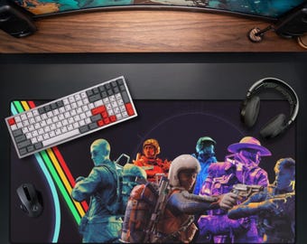 ARC Raiders Inspired Desk Mat - Large Mouse Pad (31.5" x 15.5") - The Burnt Peanut - Gamer Gift - Video Game Lover - Goopas Gonna Goop