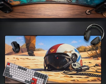 ARC Raiders Inspired Desk Mat - Large Mouse Pad (31.5" x 15.5") - The Burnt Peanut - Gamer Gift - Video Game Lover - Goopas Gonna Goop