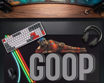 ARC Raiders Bungulator Desk Mat - The Burnt Peanut - Large Mouse Pad (31.5" x 15.5") - Gamer Gift - Video Game Lover - Goopas Gonna Goop