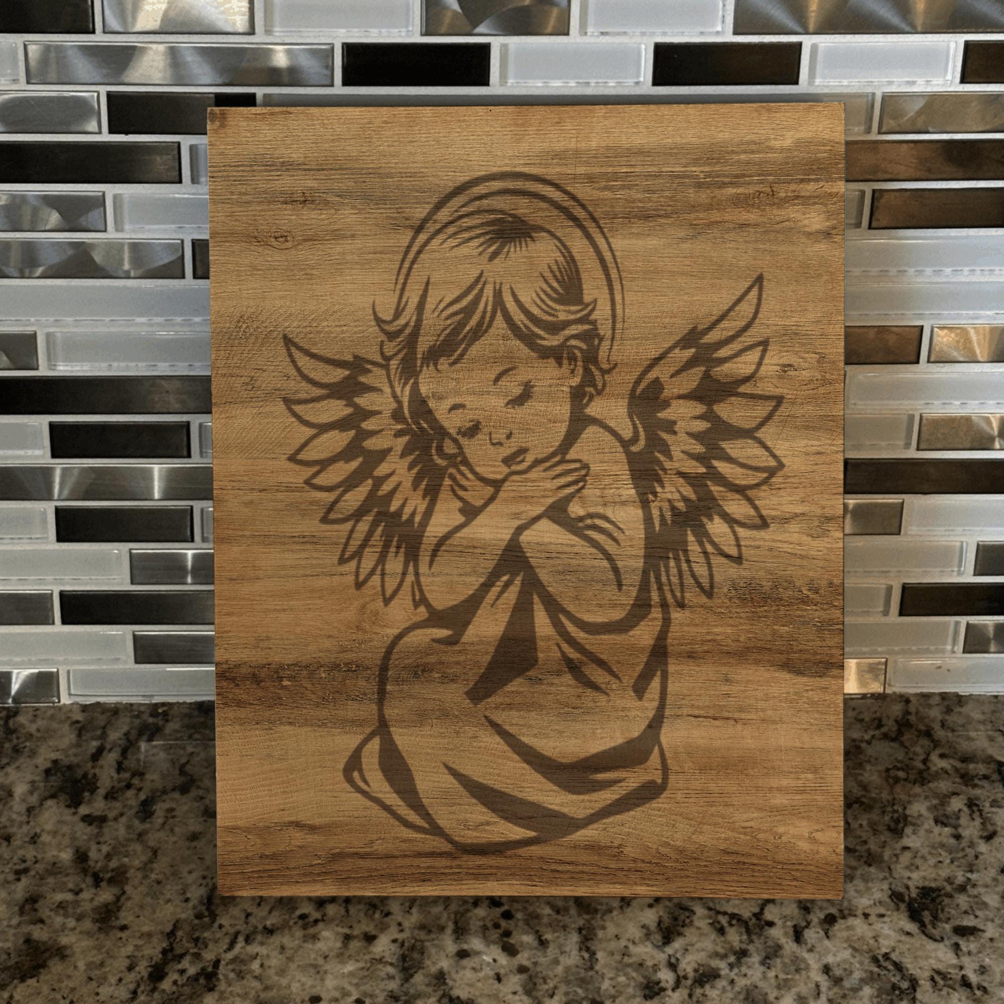 Angels Wood Burning Designs, 50 Pack, Template, PNG, Various Unique ...