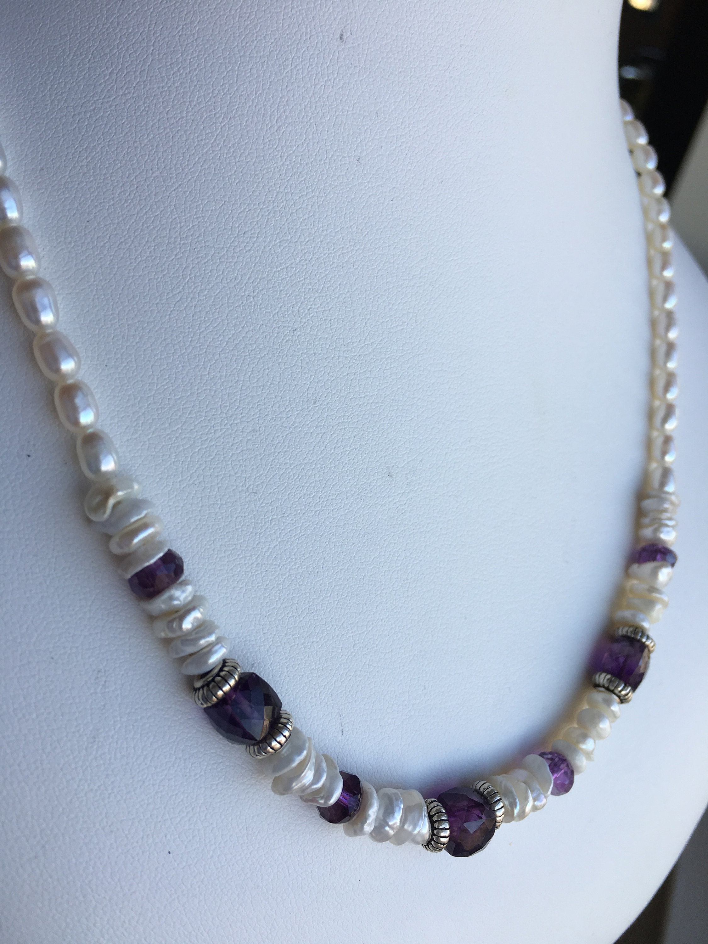 Natürlicher AMETHYST / Facettierte / Runde Form Perlen / Größe 5