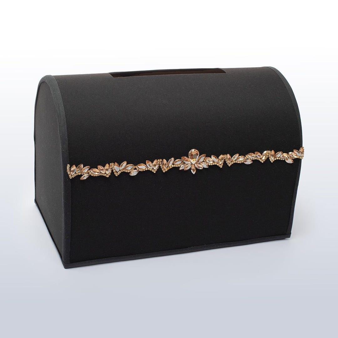 Card Box Sacrament Black Wedding, Wedding Box Black Wedding, Wedding ...