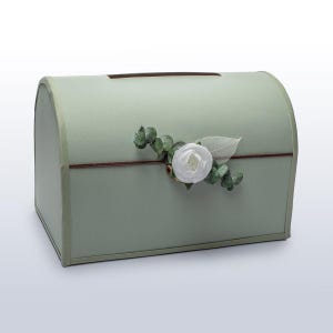 Boîte à cartes pour mariage vert sauge Mariage forêt, Boîte de mariage vert sauge Mariage, Personnalisée, Boîte à cartes de mariage vert