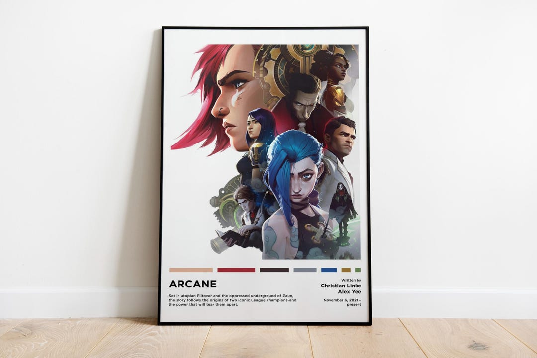 Arcane League of Legends Poster - Matte Wall Decor Print - Etsy