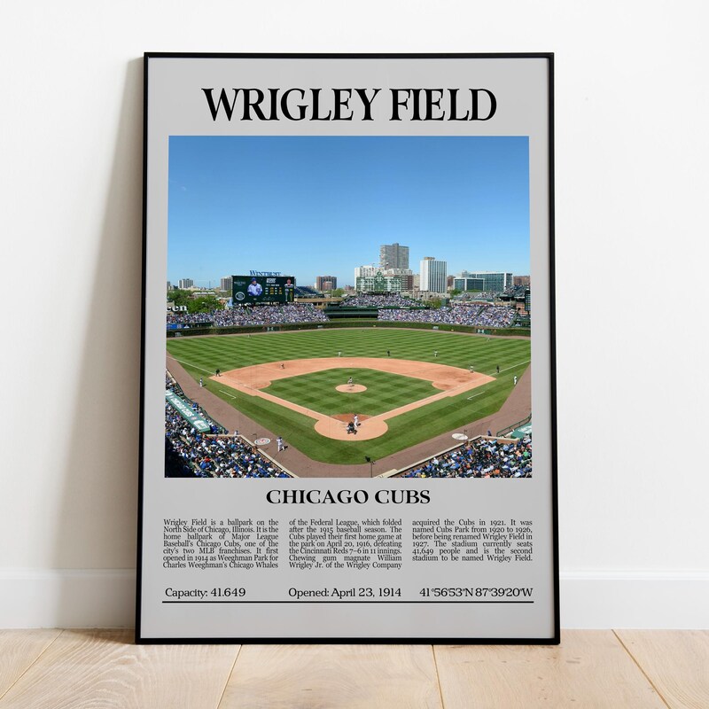 Cubs Poster - Etsy