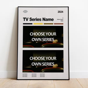 Benutzerdefinierte Tv-Serienposter, benutzerdefinierter Posterdruck, personalisiertes Tv-Serienposter, Anpassen des TV-Serienposters, personalisierter TV-Seriendruck