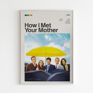 How I Met Your Mother, How I Met Your Mother Poster, Tv Series Poster, Minimalist Poster