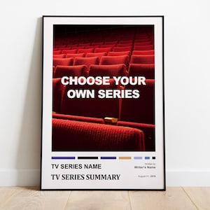 Benutzerdefinierte Tv-Serienposter, benutzerdefinierter Posterdruck, personalisiertes Tv-Serienposter, Anpassen des TV-Serienposters, personalisierter TV-Seriendruck