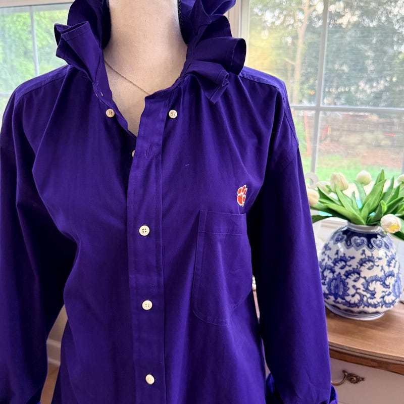 Orange Tiger Blouse - Etsy