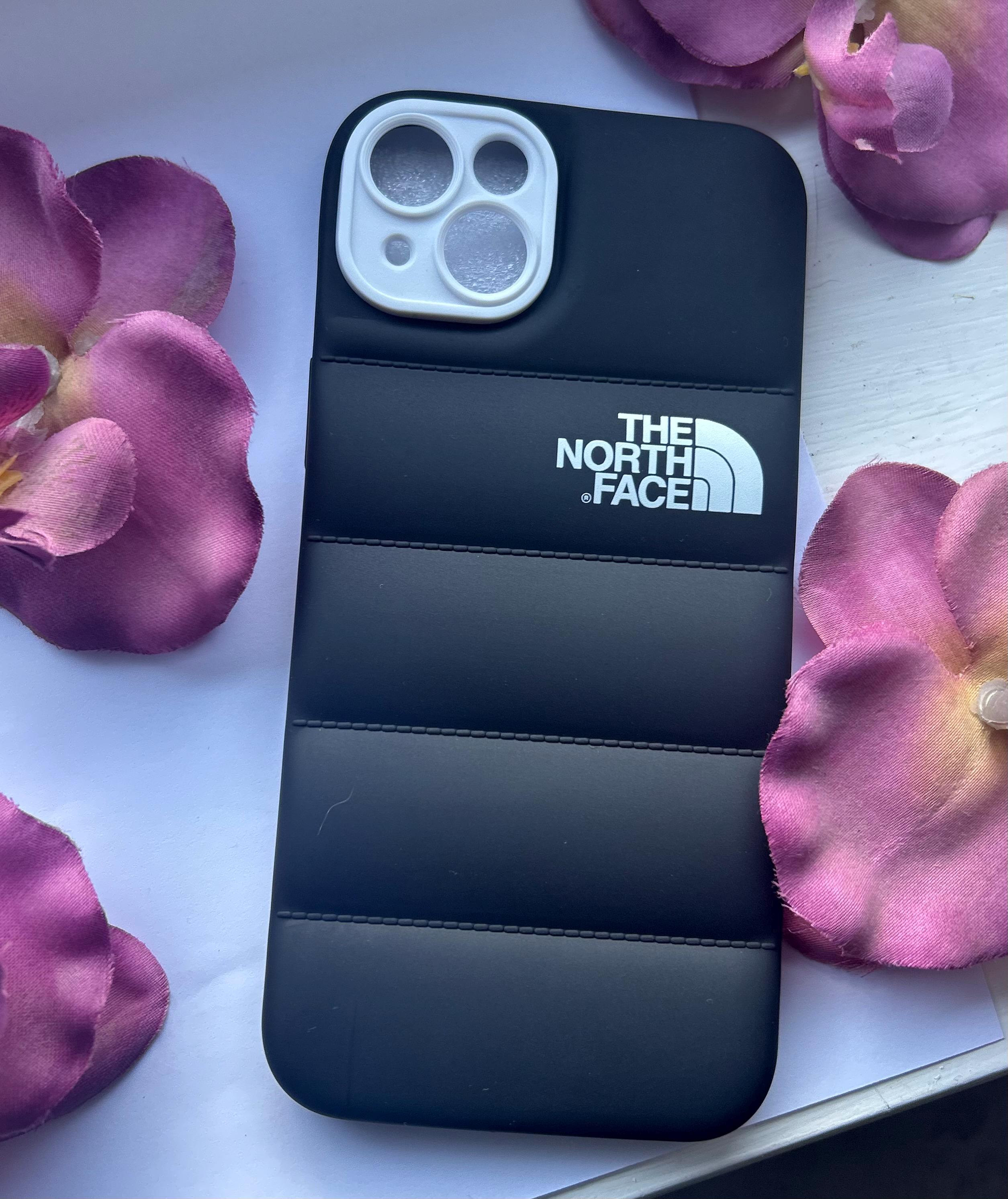 THE NORTH FACE iPhone用ソフトケース North Face iPhone Puffer Case Designer Puffer Coat 11/12/13
